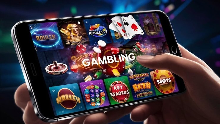 Pengguna pemula membaca panduan di Android
